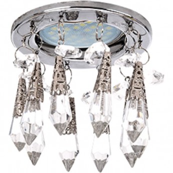 Светильник ECOLA MR16 CR1004 GU5.3 Glass Стекло Круг "Восточный стиль" на коротком подвесе Прозрачный / Хром 84x100 Светильник ECOLA MR16 CR1004 GU5.3 Glass Стекло Круг "Восточный стиль" на коротком подвесе Прозрачный / Хром 84x100