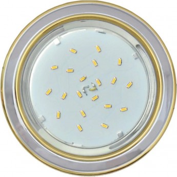 Встраиваемый светильник ECOLA GX53 H4 FR53H4ECB хром, серебро